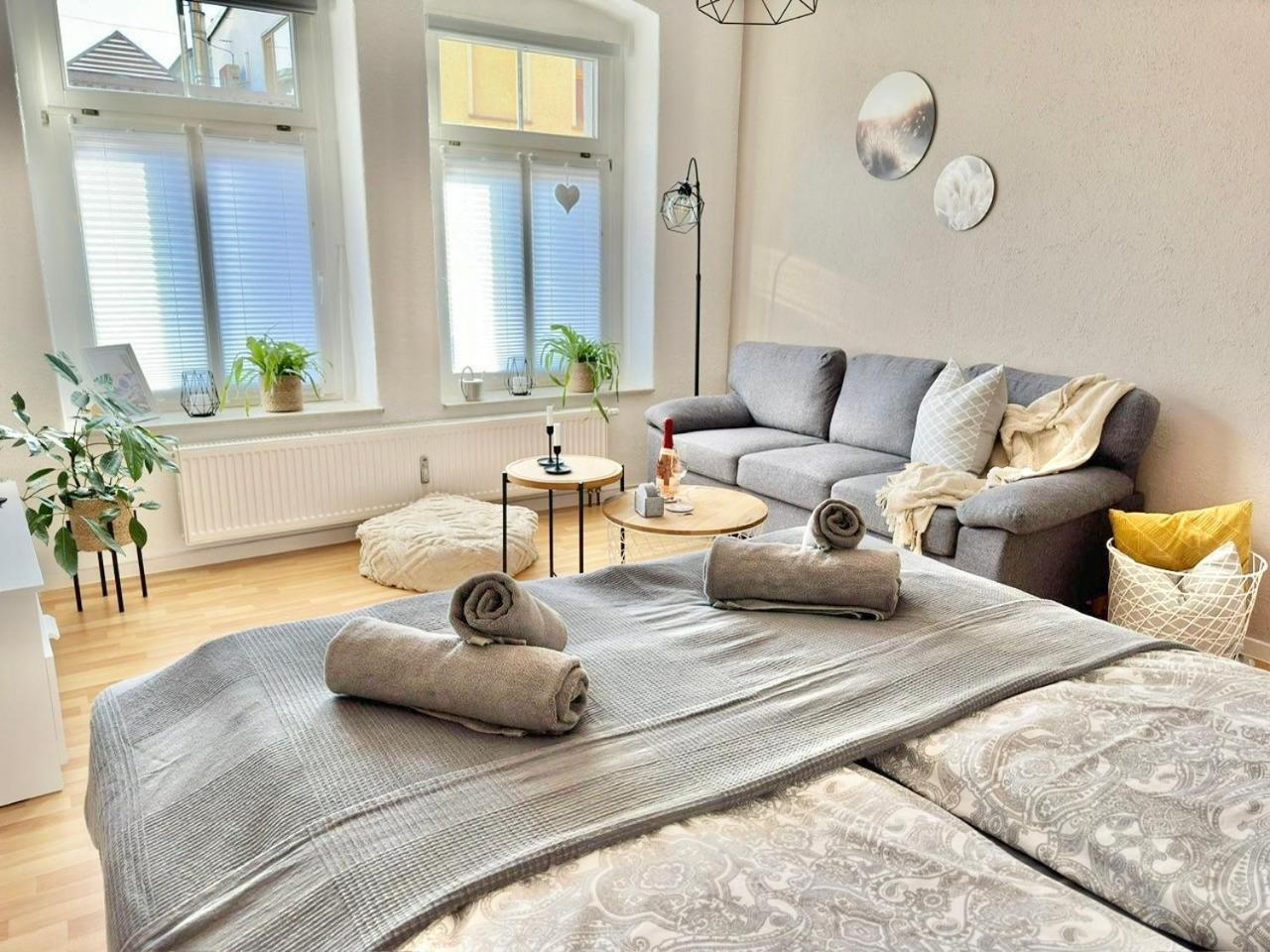 Appartement "Stadtgefluester" Im Zentrum, Inkl Stellplatz, 2 Betten, Babybett, Balkon, Gratis Kaffee Und Tee, Wlan Bautzen Exterior foto